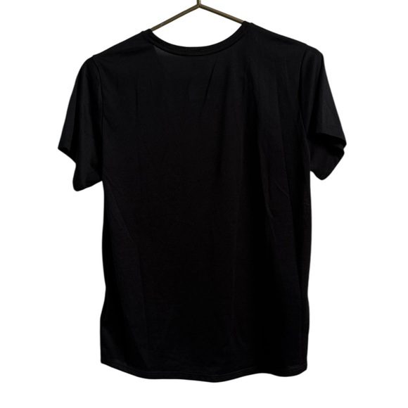 The North Face Flash Dry Black Short Sleeve Tee White Logo Size Medium - Picture 10 of 11